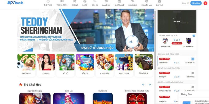 Kho trò chơi đa dạng 8xbet